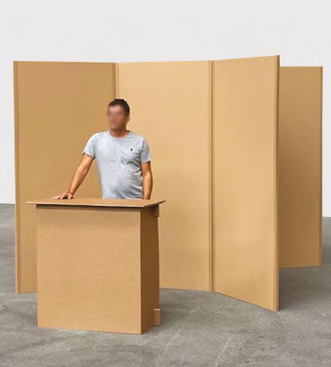 Read more about the article Pop-up stand, naturally made of cardboard